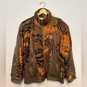 Caesar’s animal print track jacket